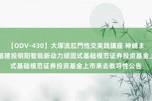 【ODV-430】大塚流肛門性交実践講座 神崎まゆみ 明阳REIT: 中信建投明阳智能新动力顽固式基础模范证券投资基金上市来去教导性公告