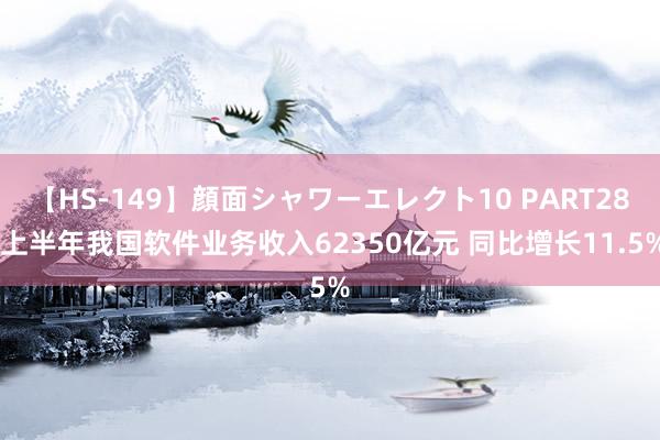 【HS-149】顔面シャワーエレクト10 PART28 上半年我国软件业务收入62350亿元 同比增长11.5%