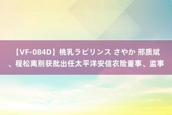 【VF-084D】桃乳ラビリンス さやか 邢质斌、程松离别获批出任太平洋安信农险董事、监事