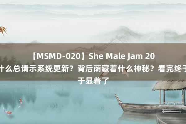 【MSMD-020】She Male Jam 20 手机为什么总请示系统更新？背后荫藏着什么神秘？看完终于显着了