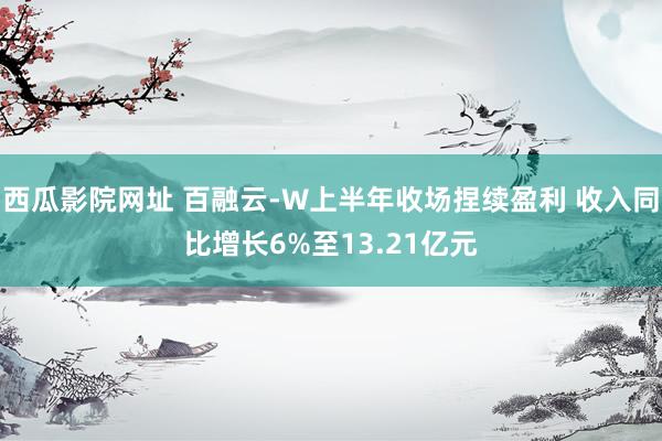 西瓜影院网址 百融云-W上半年收场捏续盈利 收入同比增长6%至13.21亿元